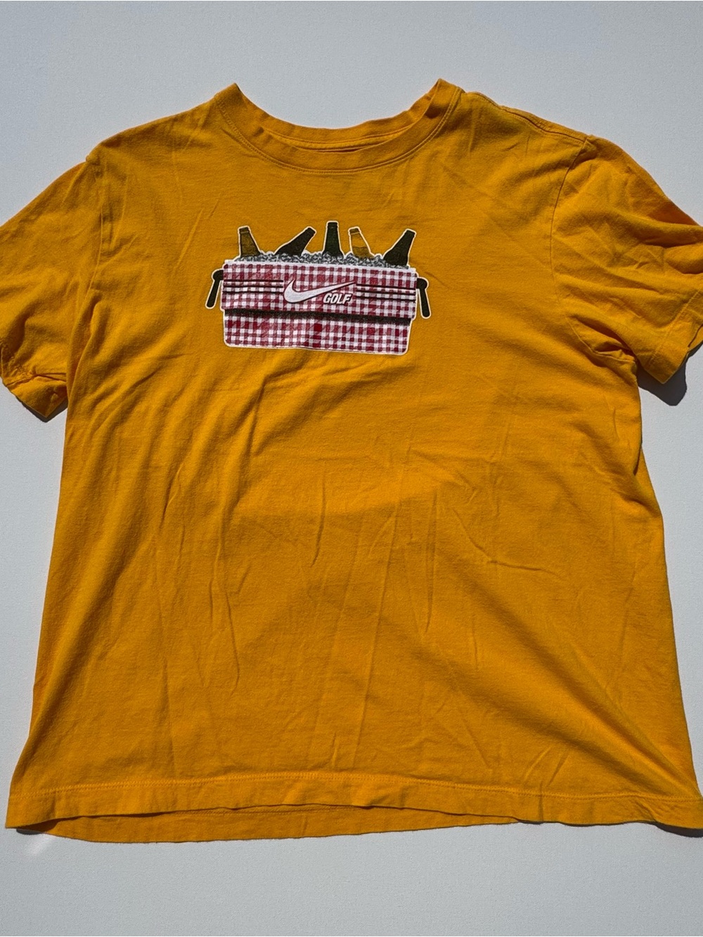 Nike Yellow Short-Sleeve Graphic Tee